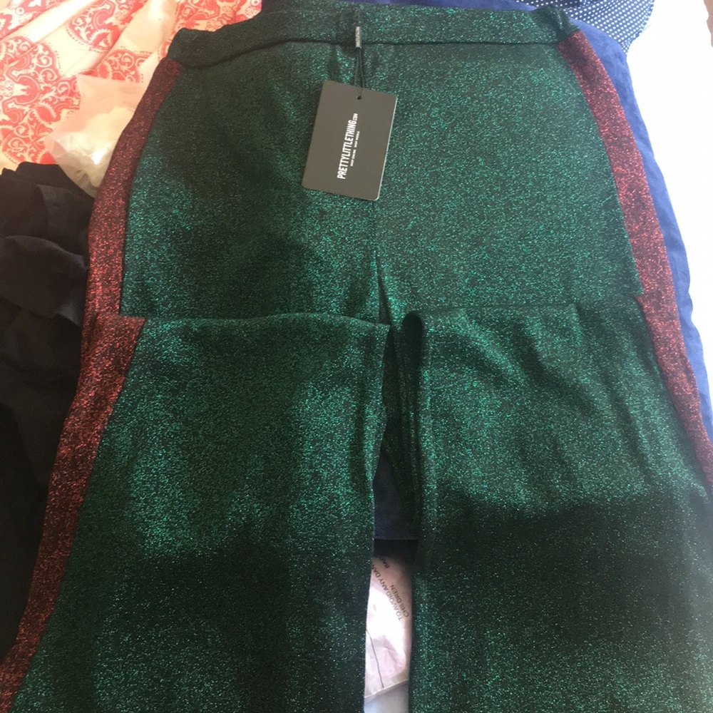 COPY - Pretty little thing Emerald Green Metallic…